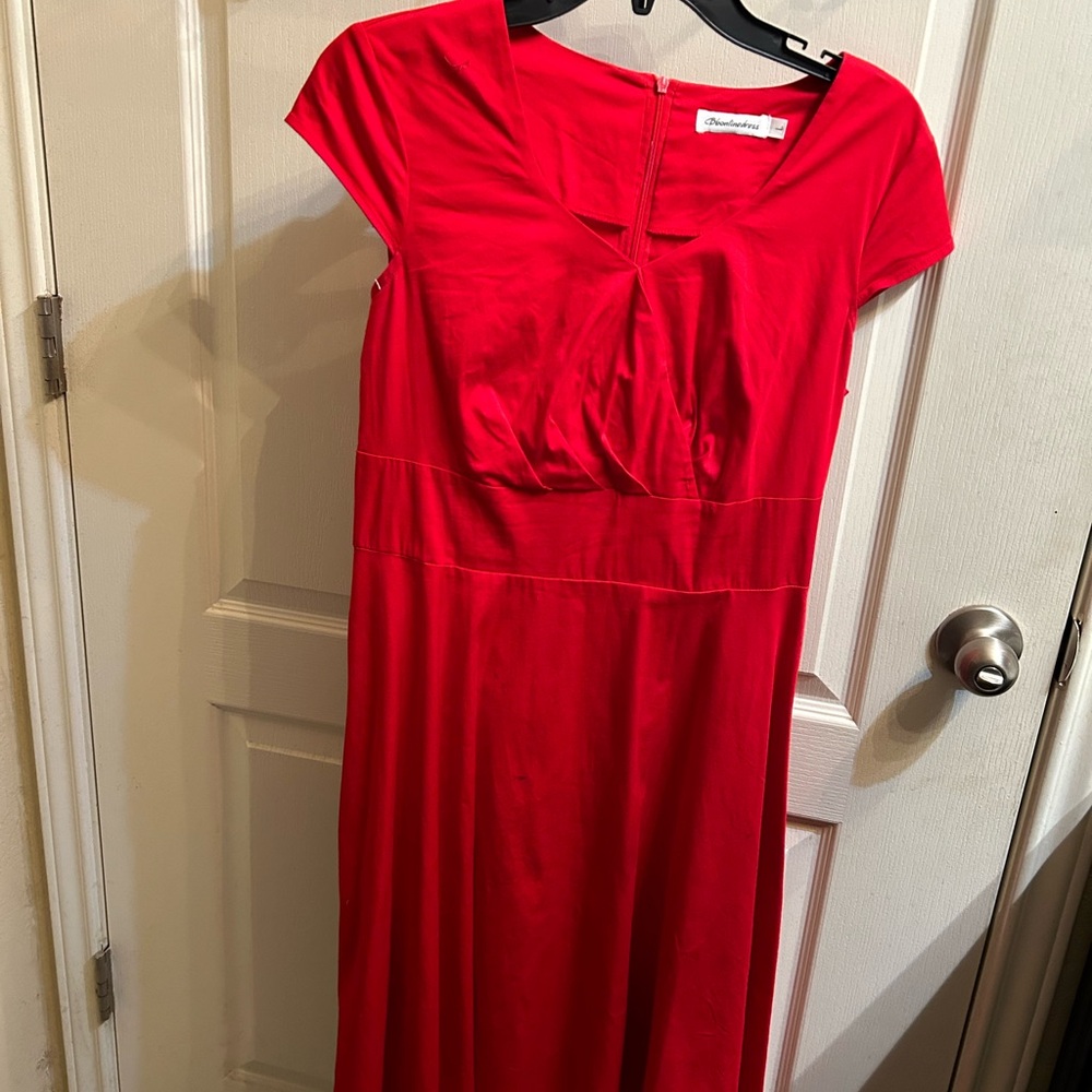 Vintage style cocktail dress - 98% cotton 2% spandex -